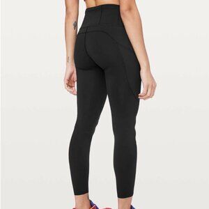 Lululemon x Peloton Fast & Free 7/8 Tight II *Non-Reflective Nulux 25" Black 4